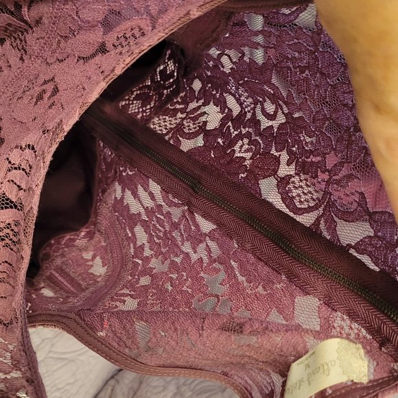 Altar'd State Pink/Mauve Above Knee Lace Dress - sz M - Picture 9 of 10